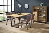 Show details for Halmar Table Ulrich Golden Oak/Black