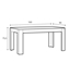 Picture of Meble Wojcik Cortina CNAT01 Fold Out Table 160/200cm Grandson Oak