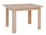 Show details for Dining table Black Red White Sonoma Oak, 1100x750x770 mm