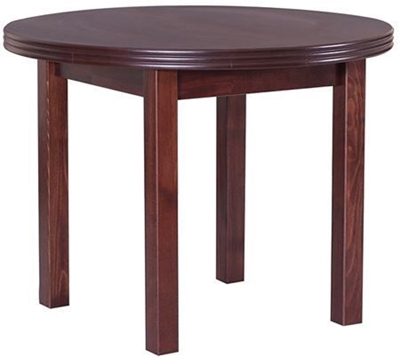 Picture of Dining table Drewmix Poly 1S Walnut, 1300x1000x760 mm