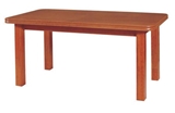 Show details for Dining table Drewmix Wenus 2S Cherry, 1800x1800x760 mm