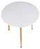 Picture of Dining table GoodHome Skandia 43378 White, 800x800x730 mm