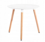 Show details for Dining table GoodHome Skandia Modern 88467 White, 600x600x710 mm