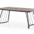 Picture of Dining table Halmar Boston Gray Black, 1800x900x760 mm