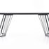 Picture of Dining table Halmar Boston Gray Black, 1800x900x760 mm