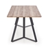 Picture of Dining table Halmar Calgary Walnut Black, 1800x900x760 mm