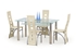Picture of Dining table Halmar Cristal Glass, 1500x900x770 mm