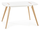 Show details for Dining table Halmar David White, 1200x800x760 mm