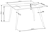 Picture of Dining table Halmar David White, 1200x800x760 mm