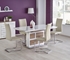 Picture of Dining table Halmar Domus White San Remo Oak, 1600x900x760 mm