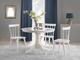 Show details for Dining table Halmar Gloster White, 1060x1060x750 mm