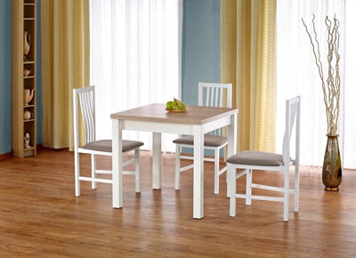 Picture of Dining table Halmar Gracjan Alder / White, 800 - 1600x800x760 mm