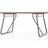 Picture of Dining table Halmar Houston Walnut Black, 1800x900x760 mm