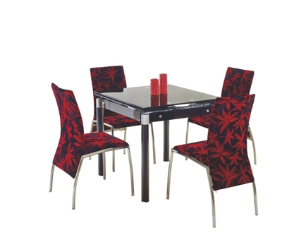 Picture of Dining table Halmar Kent Black, 800 - 1300x800x760 mm