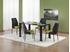 Picture of Dining table Halmar Kevin Black / Glass, 1400x800x760 mm