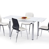 Show details for Dining table Halmar L31 Glass / White, 1100 - 1700x740x760 mm