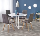 Show details for Dining table Halmar Looper White, 1150x1150x760 mm