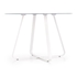 Picture of Dining table Halmar Looper White, 1150x1150x760 mm