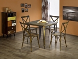 Show details for Dining table Halmar Magnum Yellow Copper, 800x800x760 mm