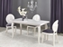 Picture of Dining table Halmar Mozart White, 1400 - 1800x800x750 mm