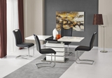 Show details for Dining table Halmar Nord Black / White, 1400 - 1800x800x760 mm