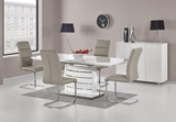 Show details for Dining table Halmar Onyx White, 1600 - 2000x900x760 mm