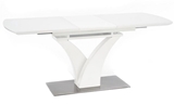 Show details for Dining table Halmar Palermo White Matt, 1400x800x750 mm