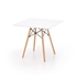 Picture of Dining table Halmar Prometheus Square White, 800x800x750 mm