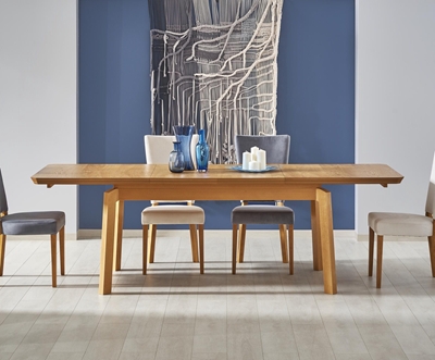 Picture of Dining table Halmar Rois Oak, 1600 - 2500x900x780 mm