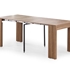 Picture of Dining table Halmar Samson Walnut / Black, 420 - 1980x800x760 mm