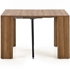 Picture of Dining table Halmar Samson Walnut / Black, 420 - 1980x800x760 mm