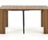 Picture of Dining table Halmar Samson Walnut / Black, 420 - 1980x800x760 mm