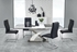 Picture of Dining table Halmar Sandor 2 Black White, 1600 - 2200x900x750 mm