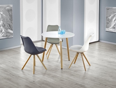 Picture of Dining table Halmar Socrates Round White, 800x800x740 mm