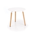 Picture of Dining table Halmar Socrates Round White, 800x800x740 mm