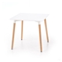 Picture of Dining table Halmar Socrates Square White, 800x800x740 mm