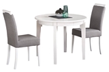 Show details for Dining table Halmar Sorbus White, 1000x1000x770 mm