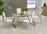 Show details for Dining table Halmar Trevor White / Oak, 1300 - 1700x800x760 mm