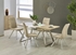 Picture of Dining table Halmar Trevor White / Oak, 1300 - 1700x800x760 mm