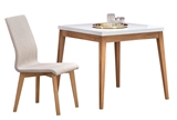 Show details for Dining table Halmar Trump White Oak, 800x800x780 mm