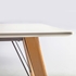 Picture of Dining table Home4you Helena White / Oak, 1200x800x750 mm