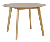 Show details for Dining table Home4you Jaxton Oak, 1060x1060x750 mm