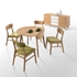 Picture of Dining table Home4you Jaxton Oak, 1060x1060x750 mm