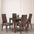 Picture of Dining table Home4you Tifany 21905 Chestnut, 900x900x755 mm