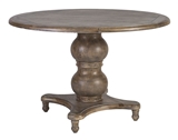 Show details for Dining table Home4you Watson Antique Brown, 1200x1200x780 mm