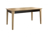 Show details for Dining table Mebin Maganda Antique Walnut / Black, 2180x850x760 mm