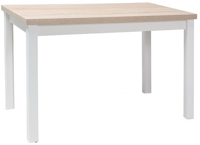 Picture of Dining table Signal Meble Adam Snoma Oak / White, 1200x680x750 mm