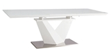 Show details for Dining table Signal Meble Alaras III White, 1600x900x750 mm