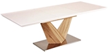 Show details for Dining table Signal Meble Alaras Oak / White, 1600x750x900 mm