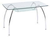 Show details for Dining table Signal Meble Arachne And OP Transparent, 1200x700x740 mm